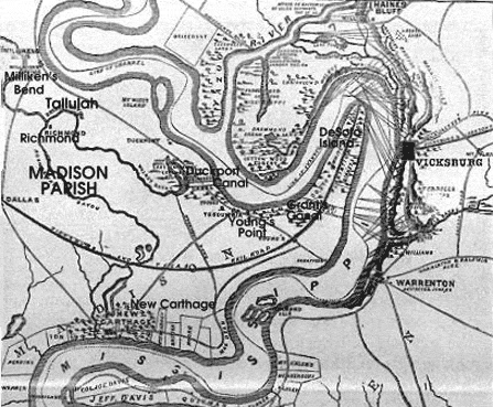 Map of the Mississippi